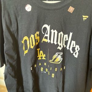 Los Angeles Lakers/Dodgers Shirt XL NWT